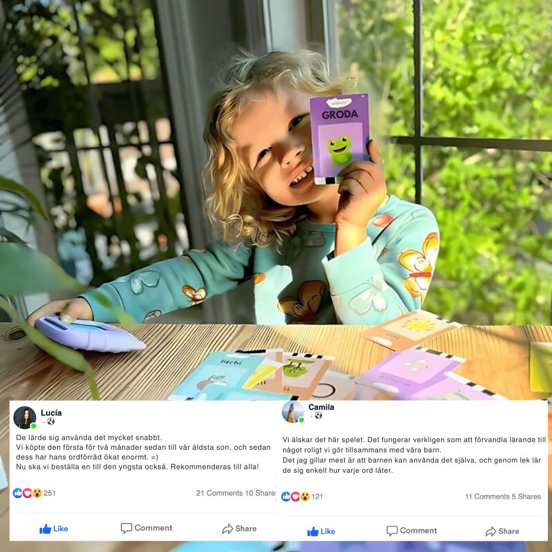 KinderSpeech – Kort för talutveckling