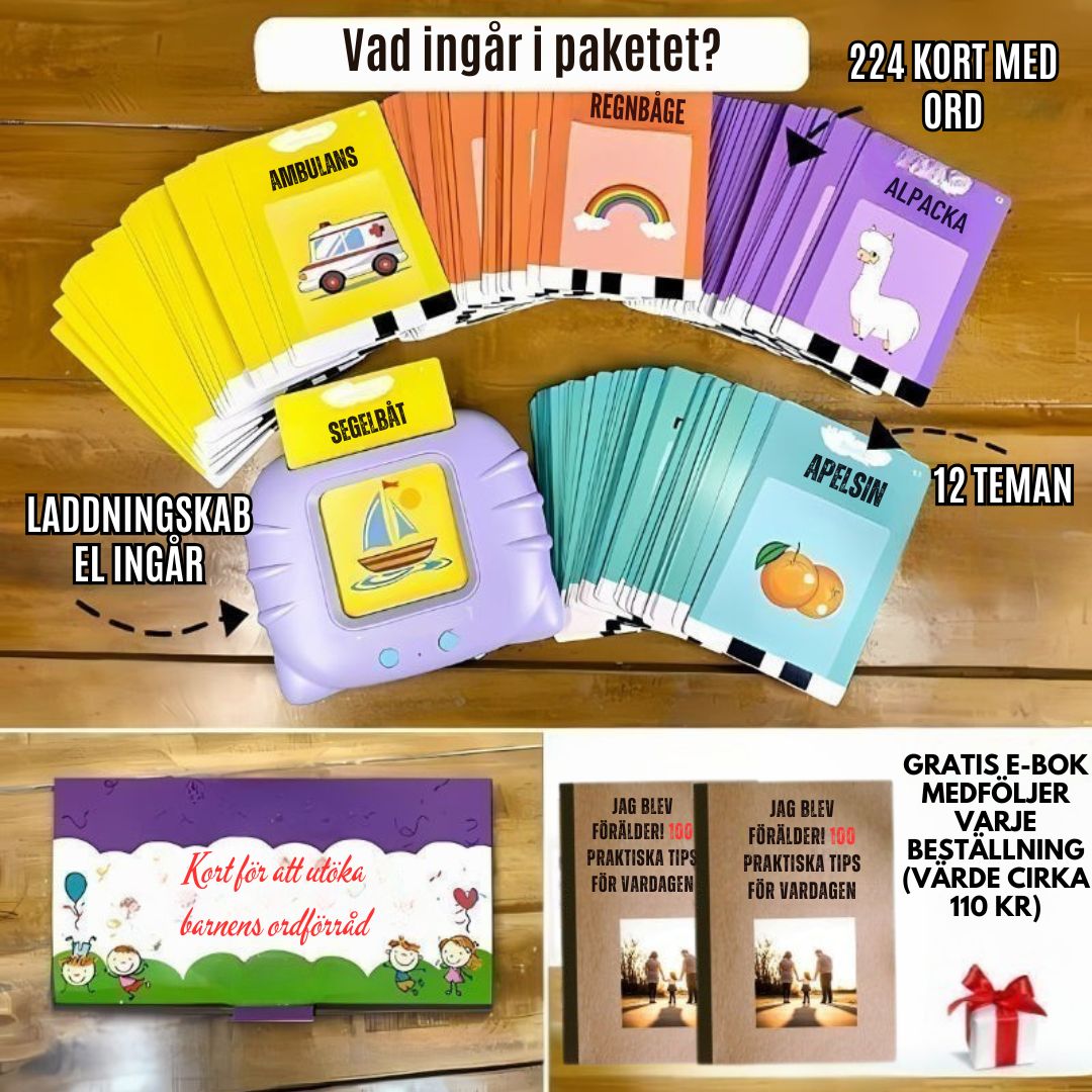 KinderSpeech – Kort för talutveckling
